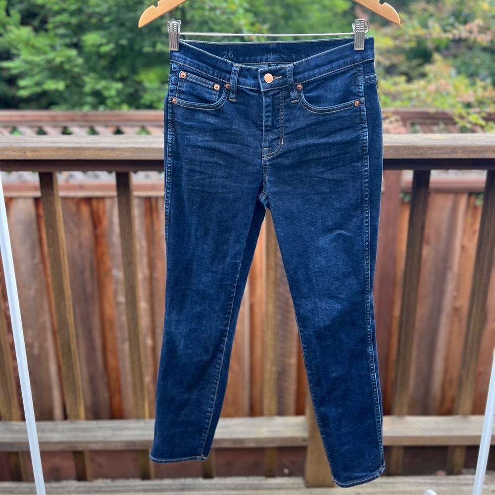 J. Crew Dark Blue Skinny Jeans